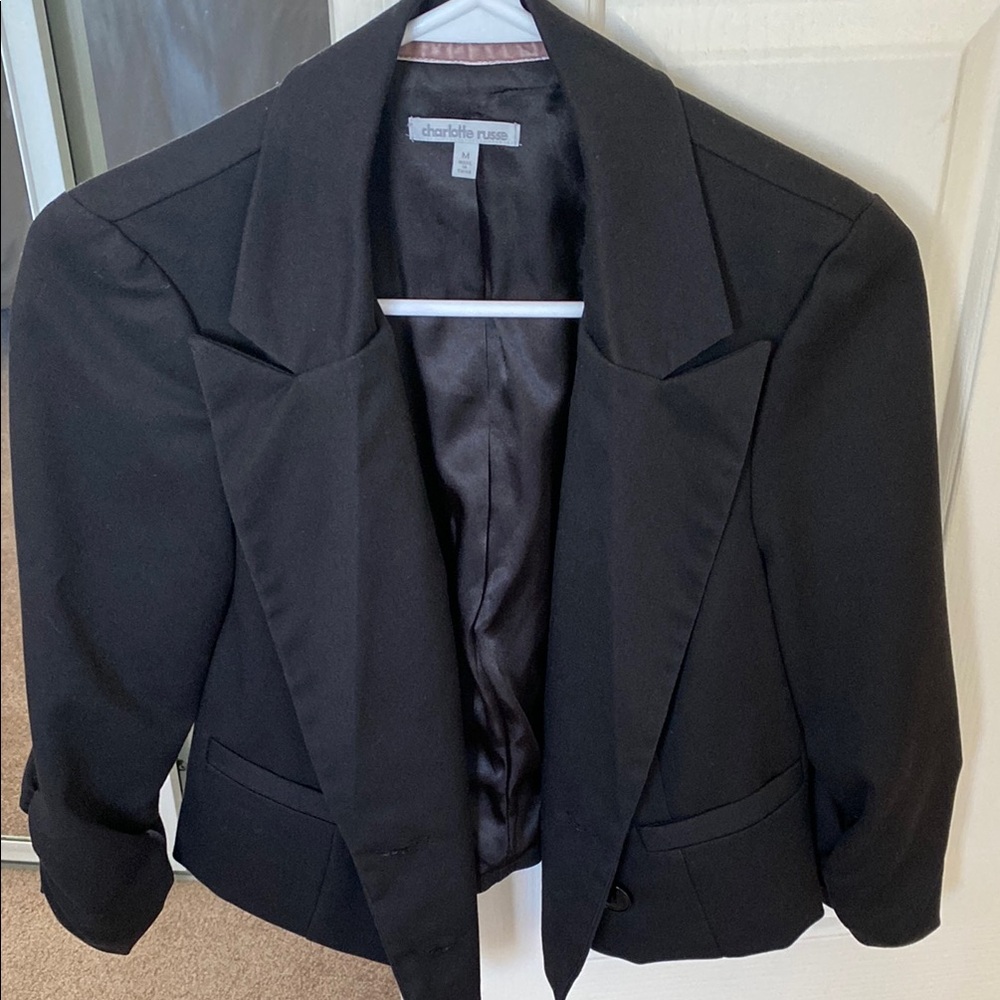 Charlotte Russe Women's Black Blazer